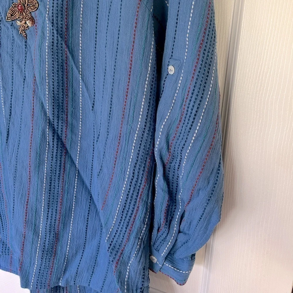 SOFT Surroundings Beaded Top - Picture 5 of 8
